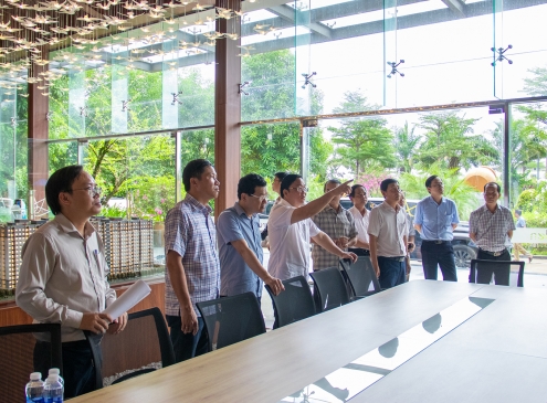 LÃNH ĐẠO THÀNH PHỐ HUẾ KIỂM TRA THỰC TẾ TẠI ECOGARDEN